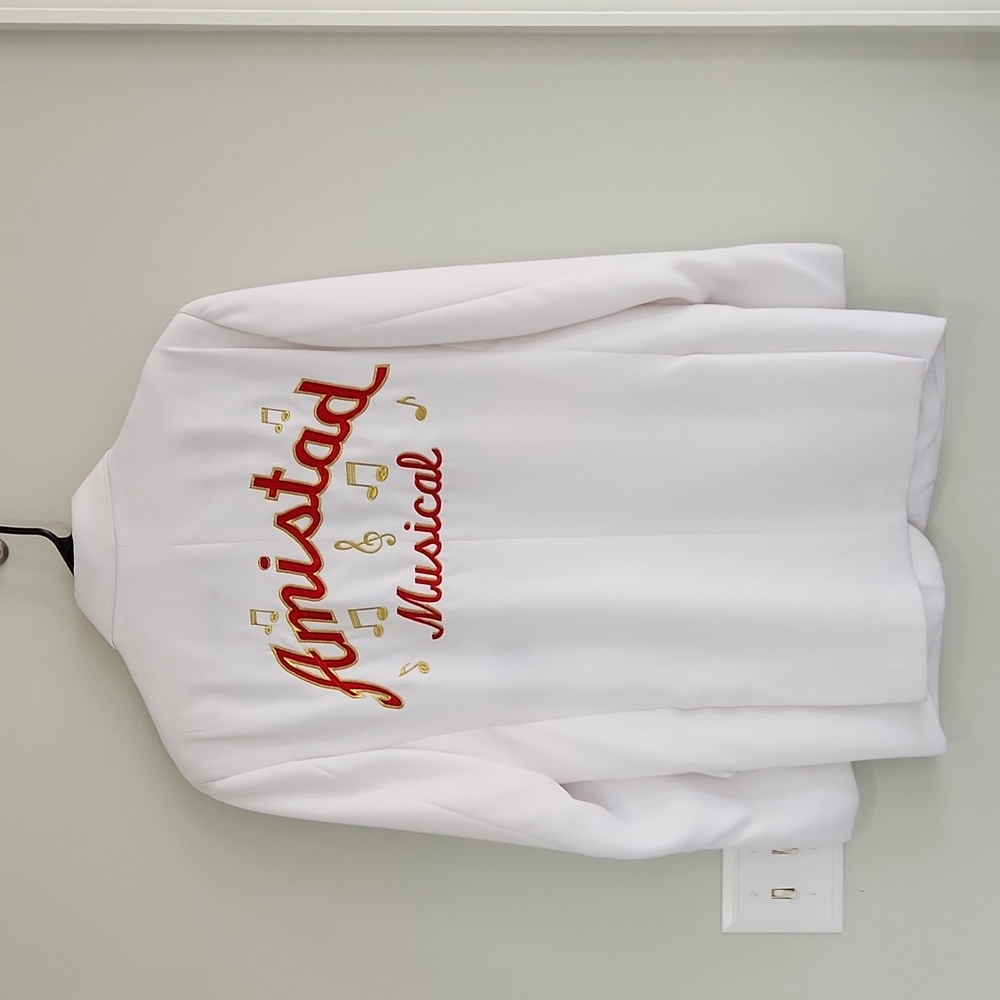 Stage / Concert Worn Amistad Musical Band Member Jacket Medium white sport coat